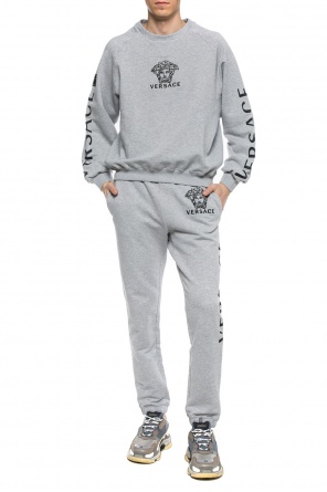 Logo-embroidered sweatshirt, zdjęcie 2 Logo-embroidered sweatshirt od Versace